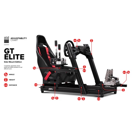 Next Level Racing GTElite Front & Side Mount Edition &Sigma;&alpha;&sigma;ί