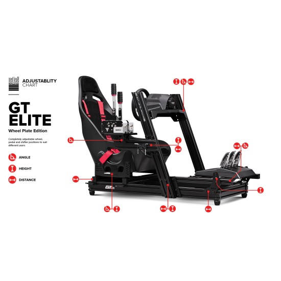 Next Level Racing GTElite Wheel Plate Edition &Sigma;&alpha;&sigma;ί