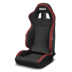 Sparco R100 Reclining Seat- Μαύρο & κόκκινο κάθισμα