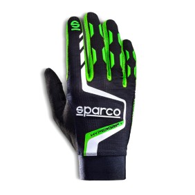 Sparco HYPERGRIP+ - Black & Green Γάντια 