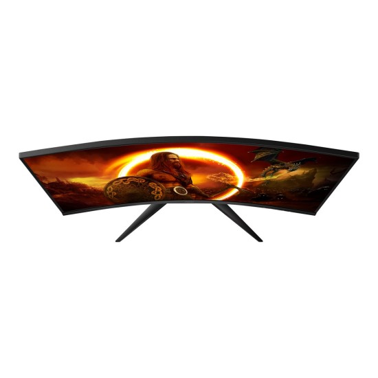 AOC CQ32G2SE/BK 31.5" 2560x1440 UWQHD @ 165Hz &Omicron;&theta;ό&nu;&eta; &pi;&alpha;&iota;&chi;&nu;&iota;&delta;&iota;ώ&nu;