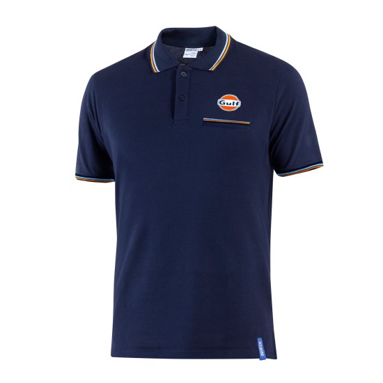 Gulf Polo Piquet Τσέπη - Ναυτικό Μπλε