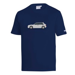 Lancia Delta HF T-Shirt - Ναυτικό Μπλε / Λευκό
