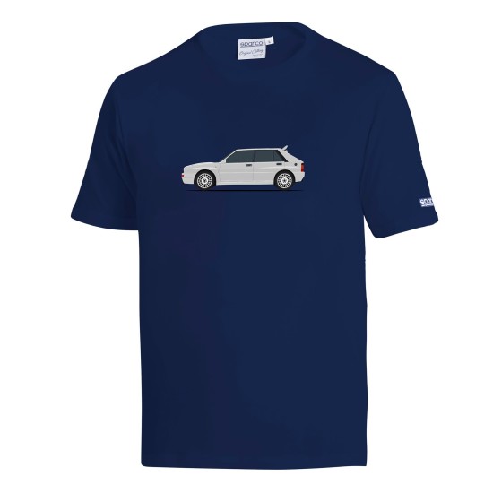 Lancia Delta HF T-Shirt - Ναυτικό Μπλε / Λευκό