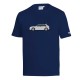 Lancia Delta HF T-Shirt - Ναυτικό Μπλε / Λευκό