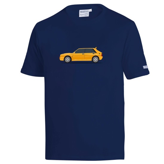 Lancia Delta HF T-Shirt - Ναυτικό Μπλε / Κίτρινο
