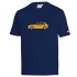 Lancia Delta HF T-Shirt - Ναυτικό Μπλε / Κίτρινο