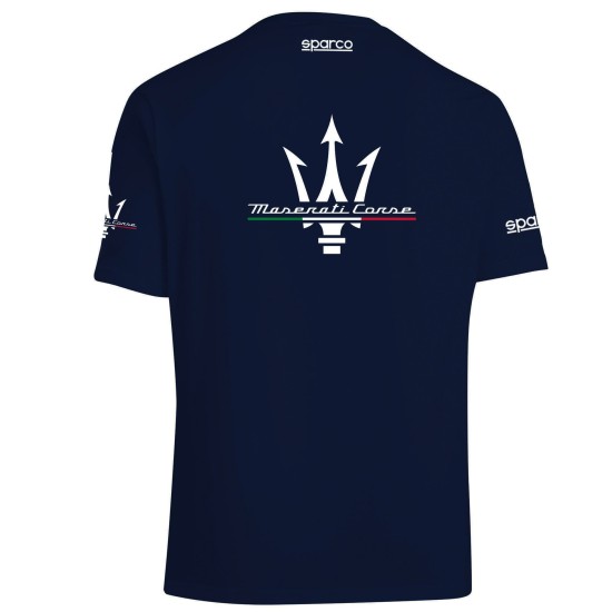 Maserati T-Shirt από Sparco - Ναυτικό Μπλε