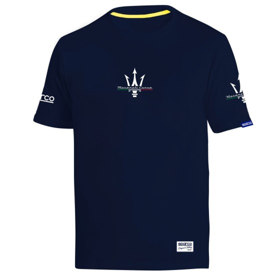 Maserati T-Shirt από Sparco - Ναυτικό Μπλε