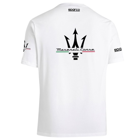 Maserati T-Shirt από Sparco - Λευκό