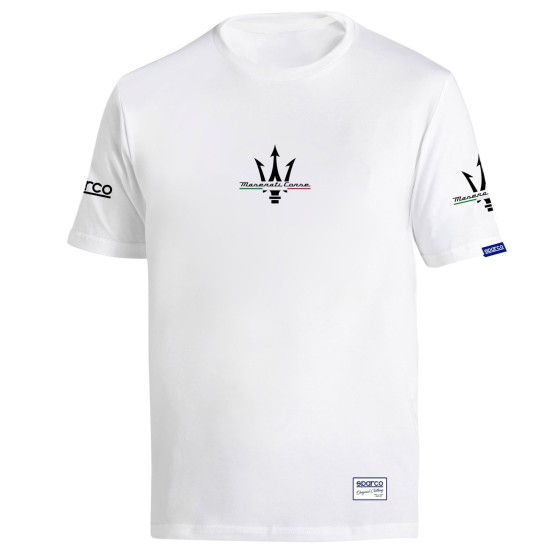 Maserati T-Shirt από Sparco - Λευκό