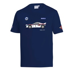 T-Shirt Lancia 037 Rally Martini Racing - Σκούρο Μπλε