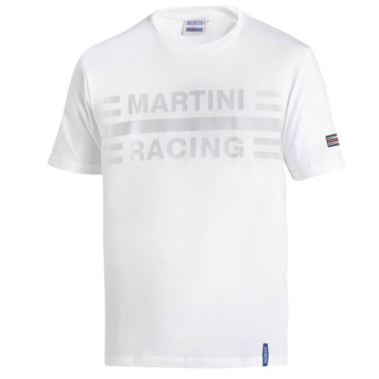 T-Shirt Martini Racing Big Logo - Λευκό