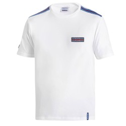T-Shirt Martini Racing Stripes - Λευκό