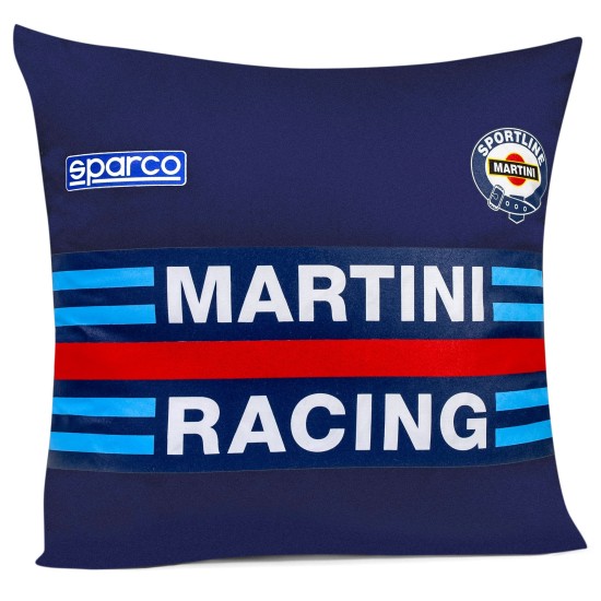 Μαξιλάρι από βαμβάκι Martini Racing Replica - Ναυτικό Μπλε