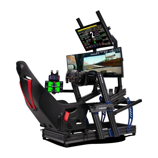 Next Level Racing F-GT Elite Άμεση Τοποθέτηση Οθόνης Overhead Πρόσθετο Carbon Γκρι