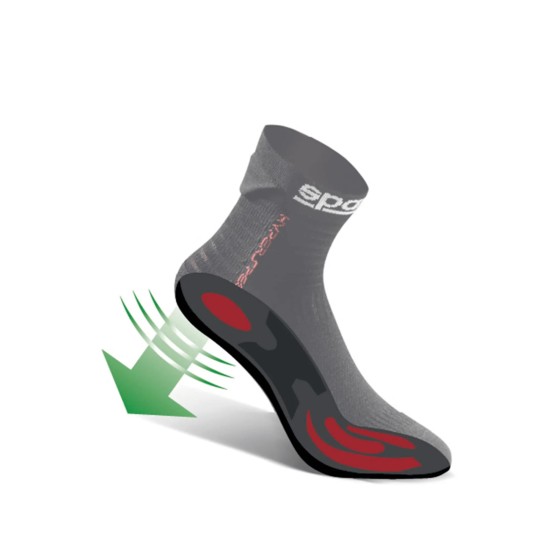 Sparco HYPERSPEED - Μαύρο & Κόκκινο
