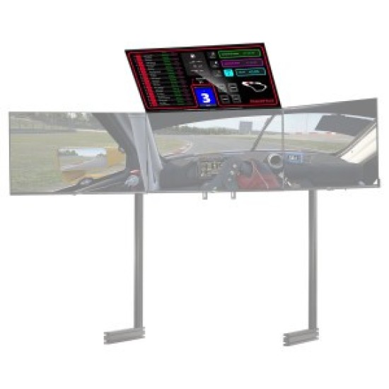 Next Level Racing Elite Ελεύθερη Στήριξη Τετραπλής Οθόνης Πρόσθετο Μαύρο