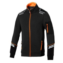 Sparco Full Zip Tech Alabama - Μαύρο / Πορτοκαλί