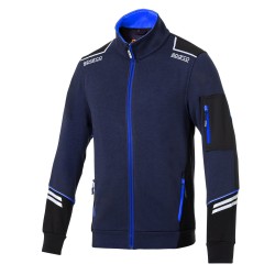 Sparco Full Zip Tech Alabama - Μπλε Ναυτικό / Ανοιχτό Μπλε
