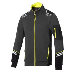 Sparco Full Zip Tech Alabama - Γκρι / Κίτρινο