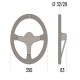 Sparco L 575 σουέτ τιμόνι
