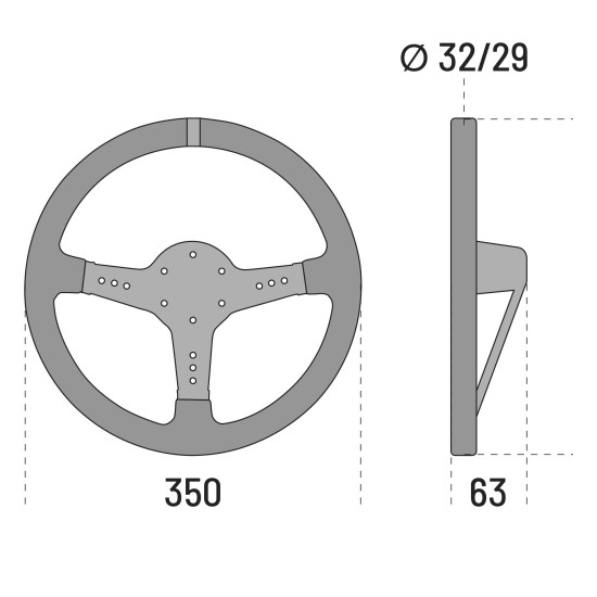 Sparco L 777 Τιμόνι