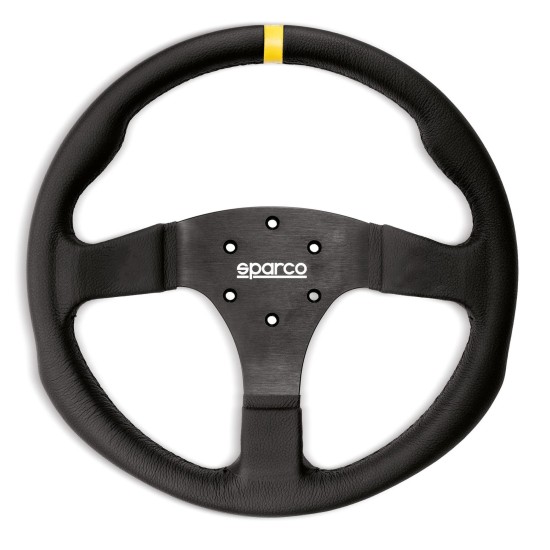 Sparco R350 Δερμάτινο Τιμόνι - Χωρίς Κουμπί