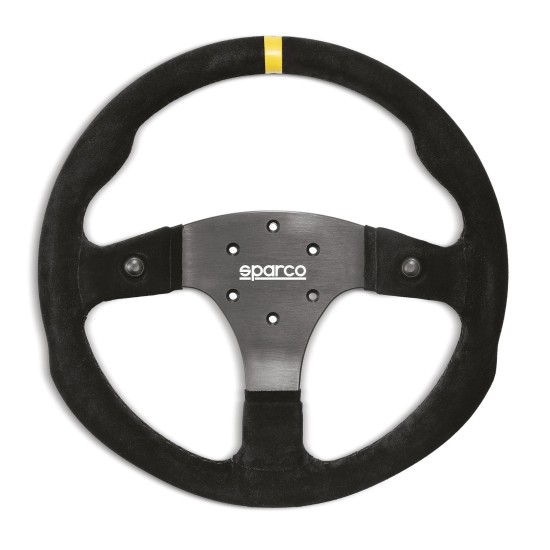 Sparco R350 σουέτ τιμόνι με κουμπιά