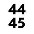 44/45 